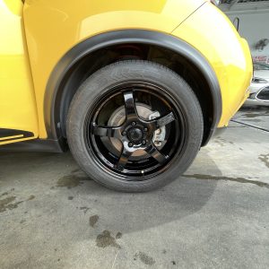 シュアラスタータイヤワックス使用前