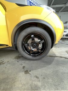 シュアラスタータイヤワックス使用前